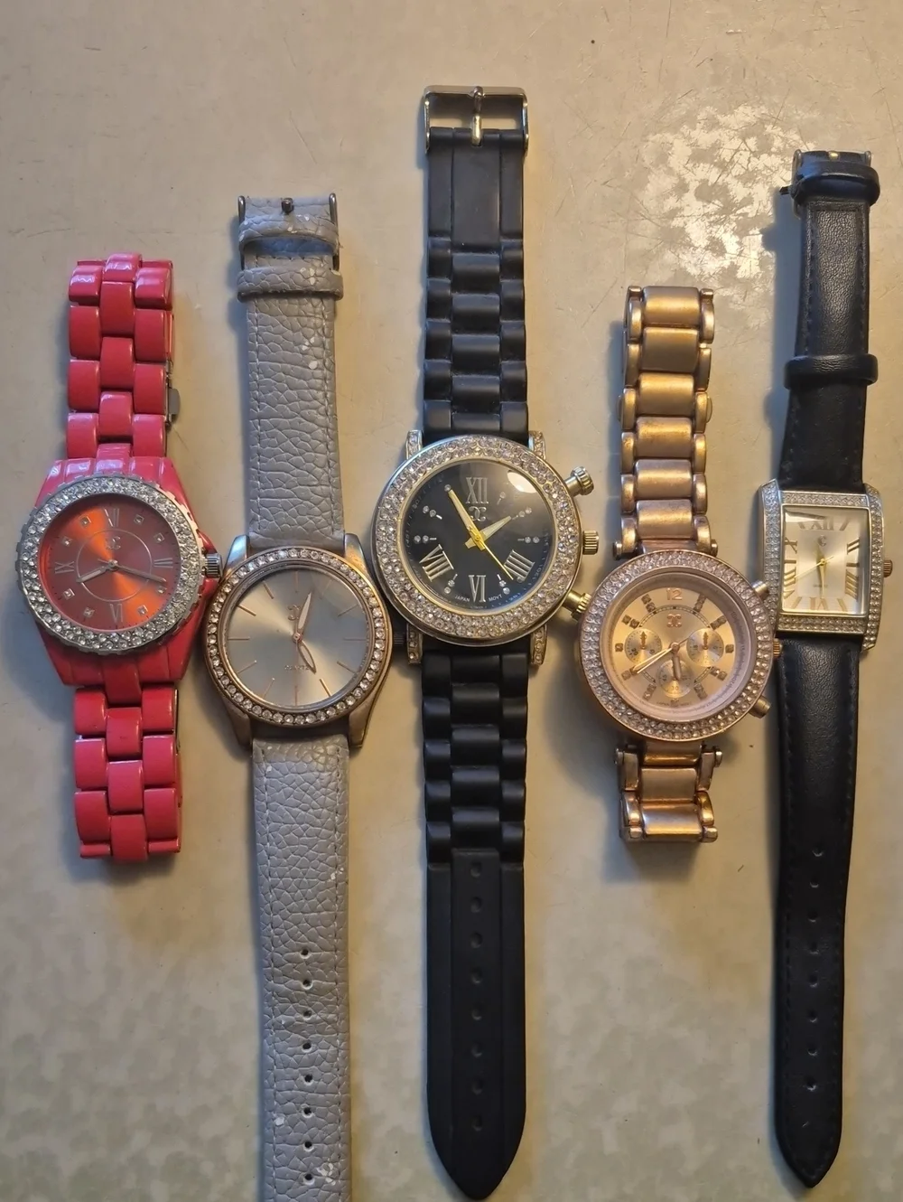 Lot Of 5 Charming Charlie Womens Watches